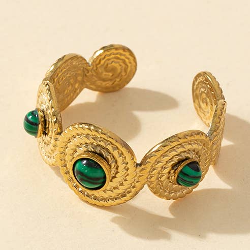 Adjustable ring Stainless steel 24BGA047 for wholesale by Blossom bijoux