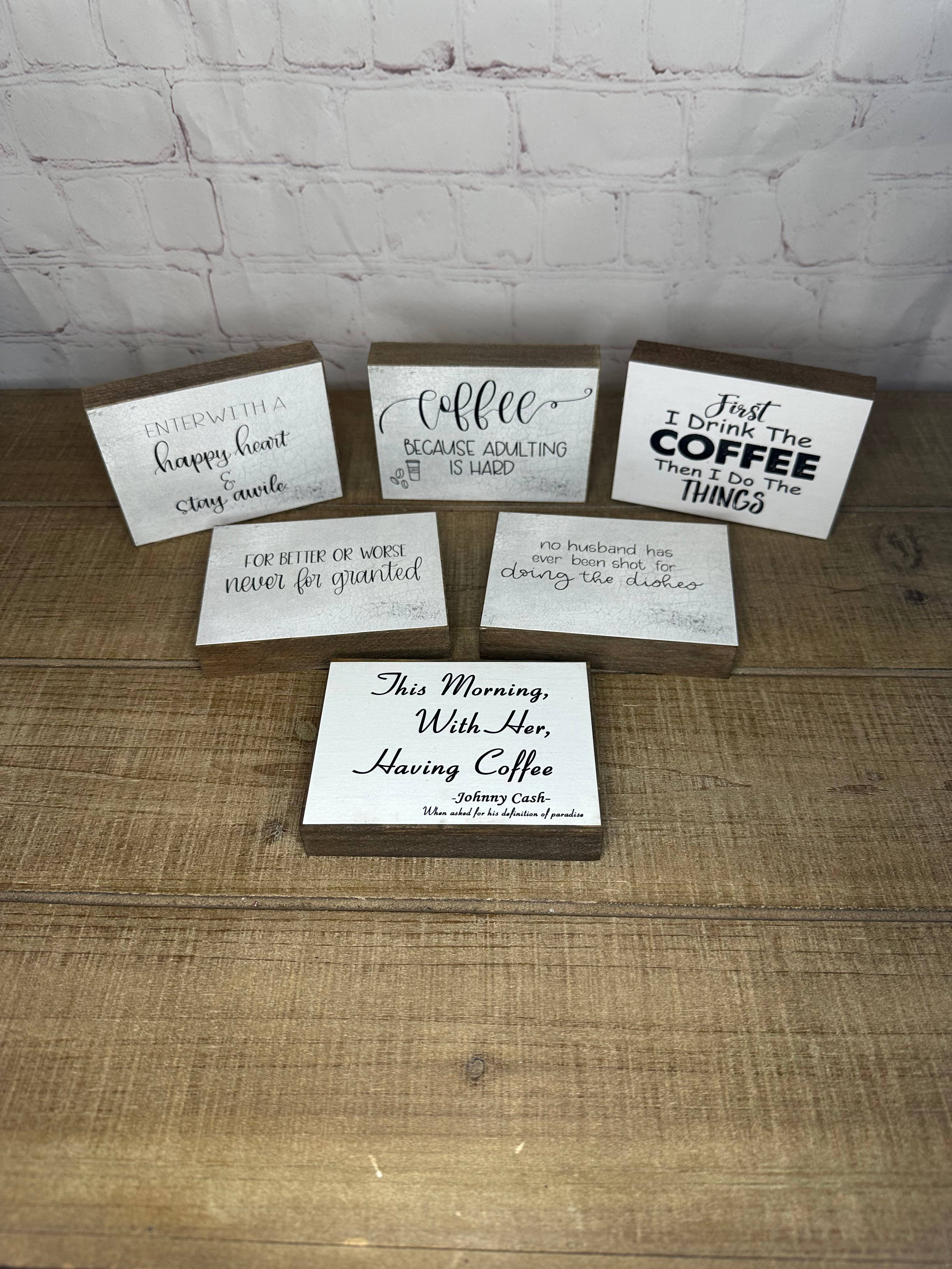 Buckeye Craft Co. – Objeto de mesa decorativo por atacado – Caixa Misteriosa de Blocos! 4