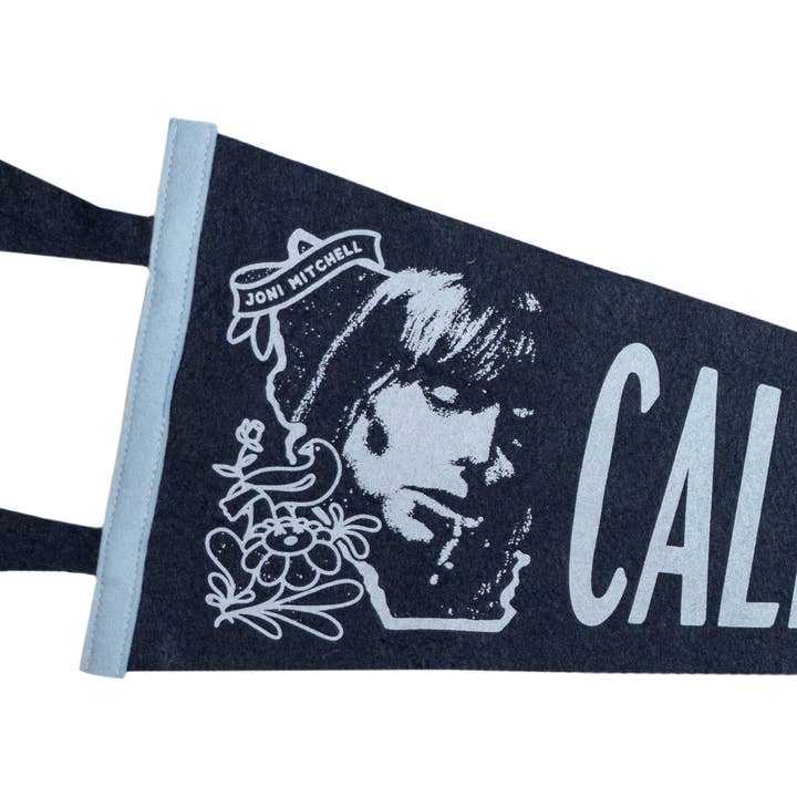 Oxford Pennant - Wholesale Flag - Joni Mitchell California Pennant2