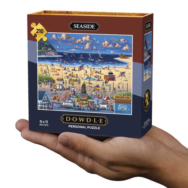 Seaside - Personal Puzzle - 210 Piece for wholesale by Boardwalk Puzzle Company