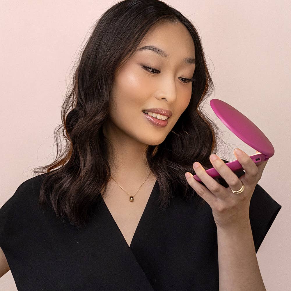 Fancii - Wholesale Compact Mirror - Taylor 5" Compact Mirror with LED Lights22