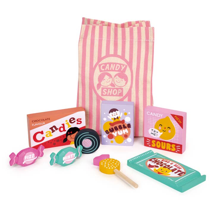 ThreadBear Design UK/EU - Wholesale Toy Set - Kids - Mentari Candy Shop Bag