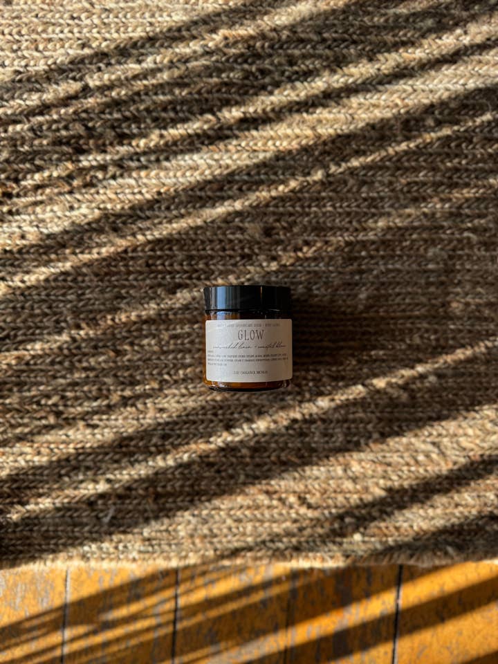 Hand + Body Lotion 4 oz Glass Amber Jar for wholesale by Marie’s Green Apothecary