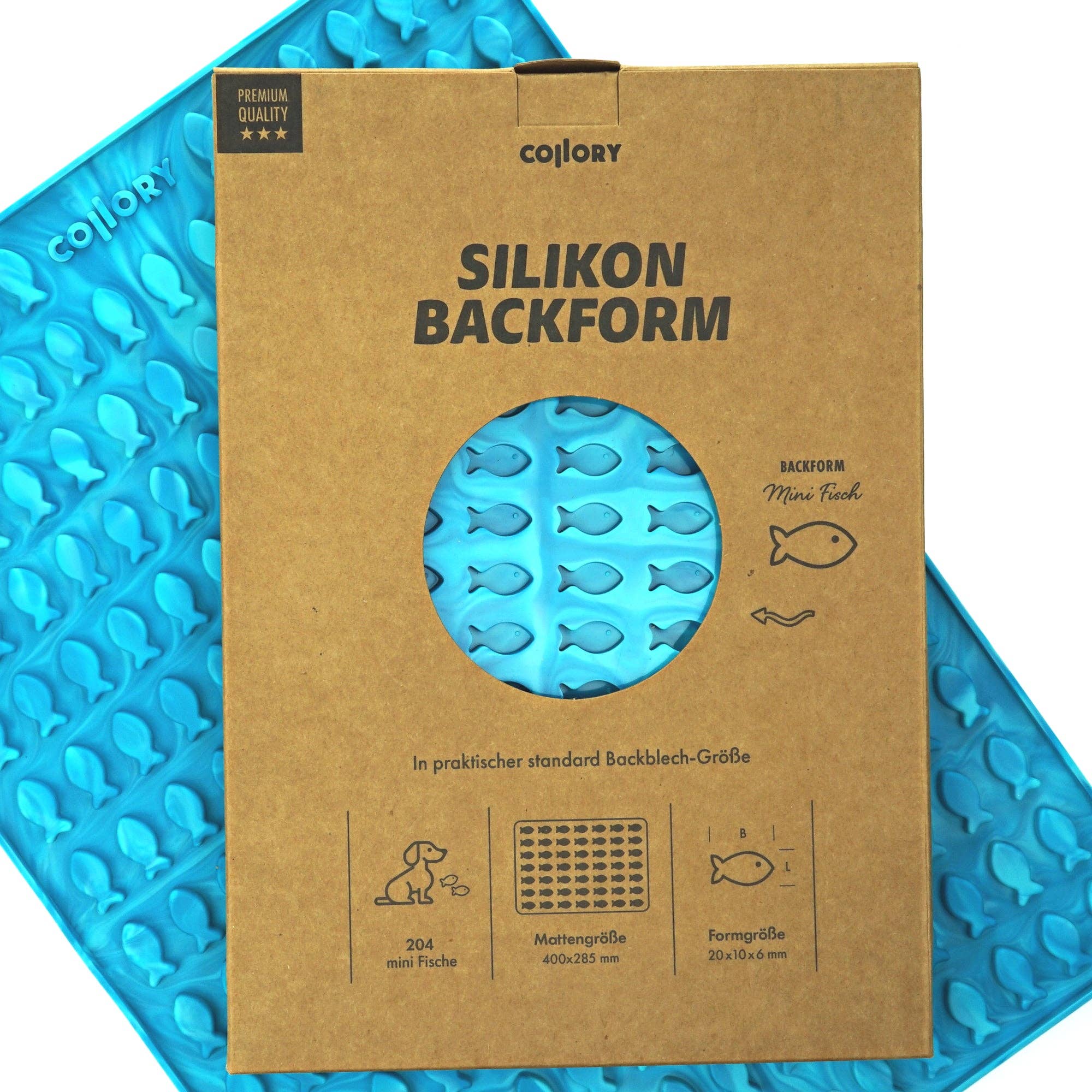 Collory - Wholesale Voedermat - Hond - Visvormige bakmatten voor hondenkoekjes (mini en medium)8