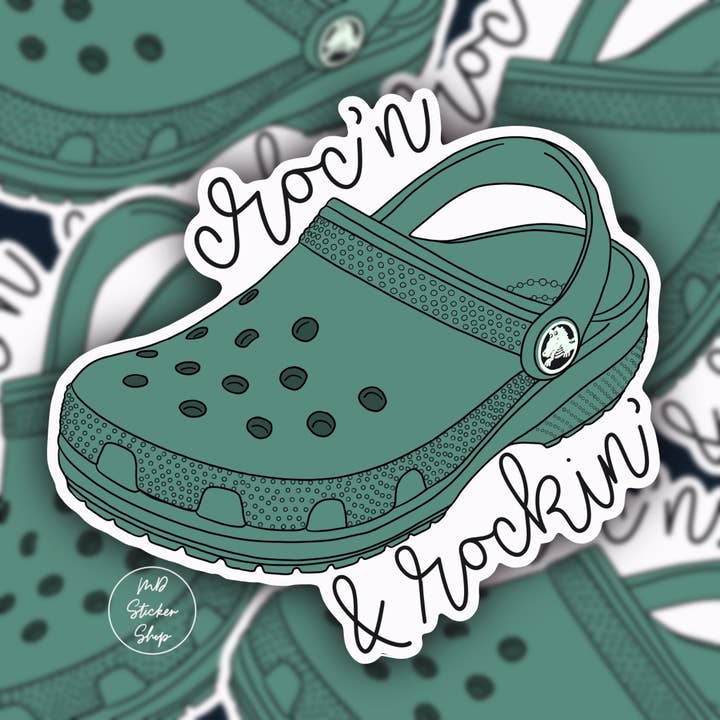 MDStickerShop - Vendita all'ingrosso Adesivo - Adesivo in vinile Croc'n & Rockin' Crocs