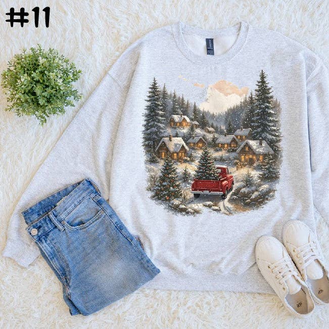 Sweatshirt de Noël rétro pour la vente par Dirty Acres