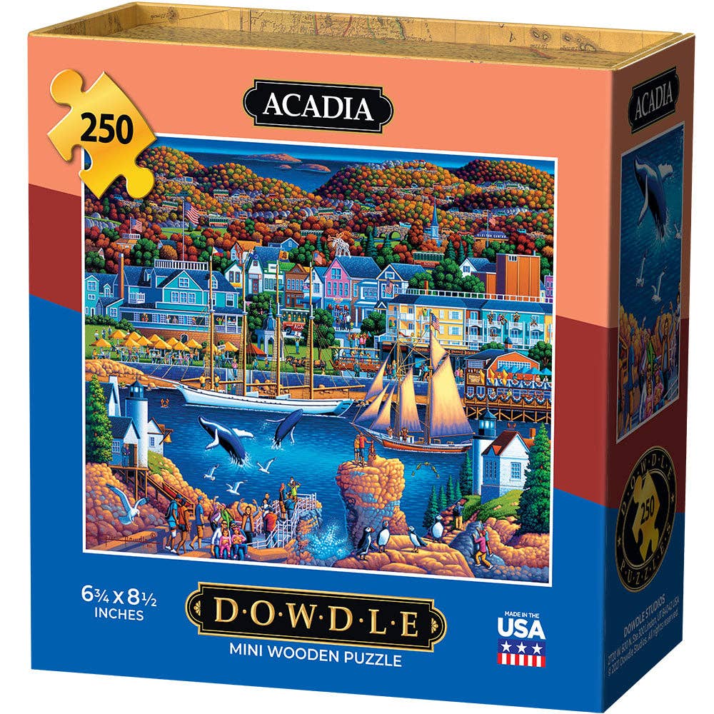 Boardwalk Puzzle Company - Wholesale Puzzle - Adult - Acadia National Park - Mini Puzzle - 250 Piece1