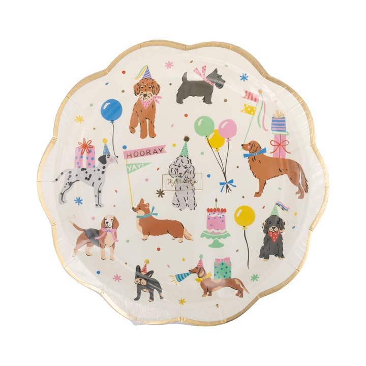 My Mind’s Eye - Wholesale Disposable Plate - PET1142 - Dog Party Plate