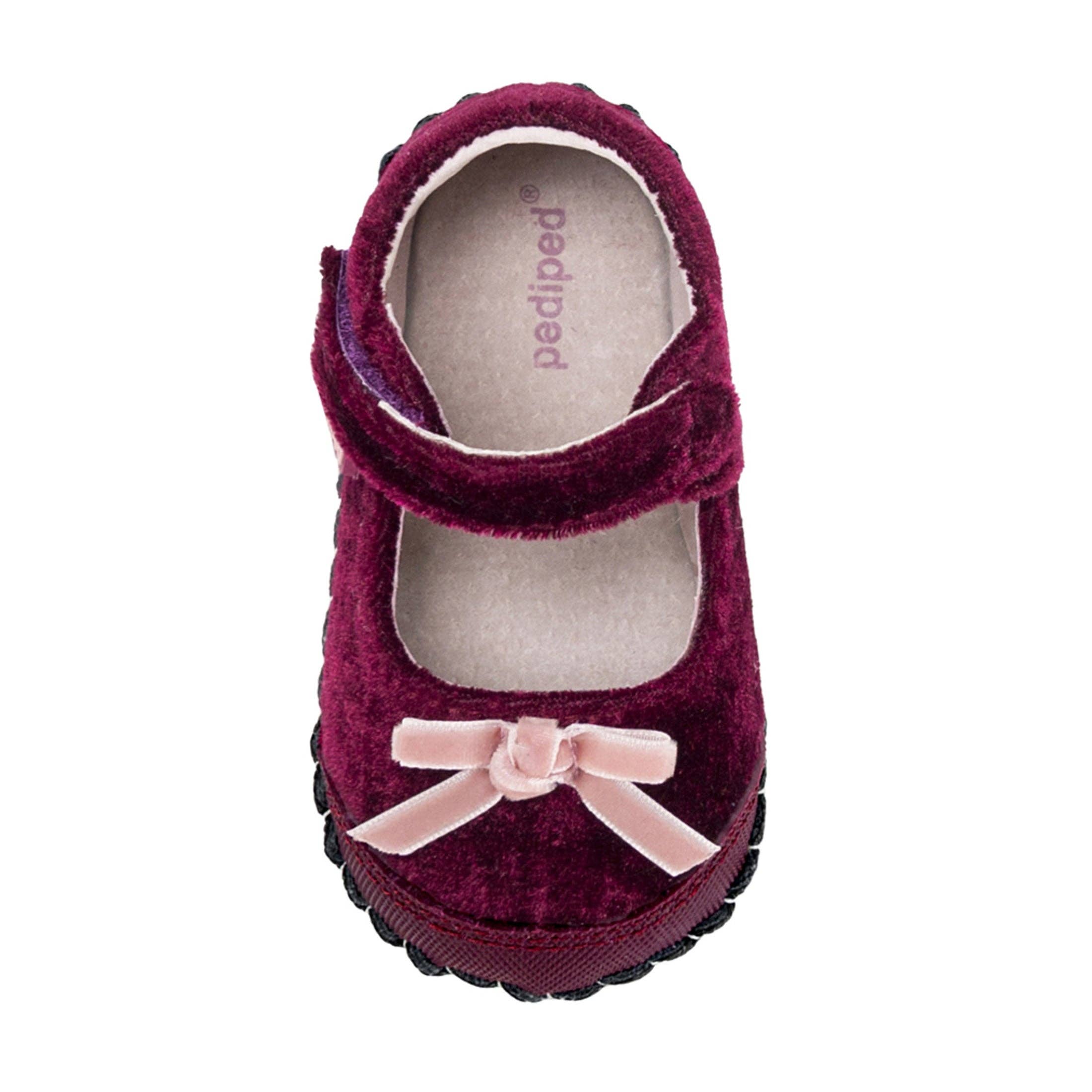 pediped footwear - Wholesale Crib Shoes - Baby - Louisa - Originals® | Burgundy3