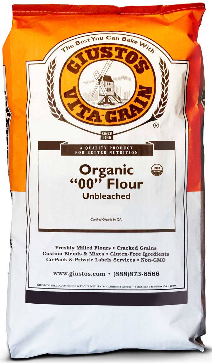 Golden West Specialty Foods - Wholesale Flour - Giusto's  Double 00 Organic Pizza Flour, 25 lbs0