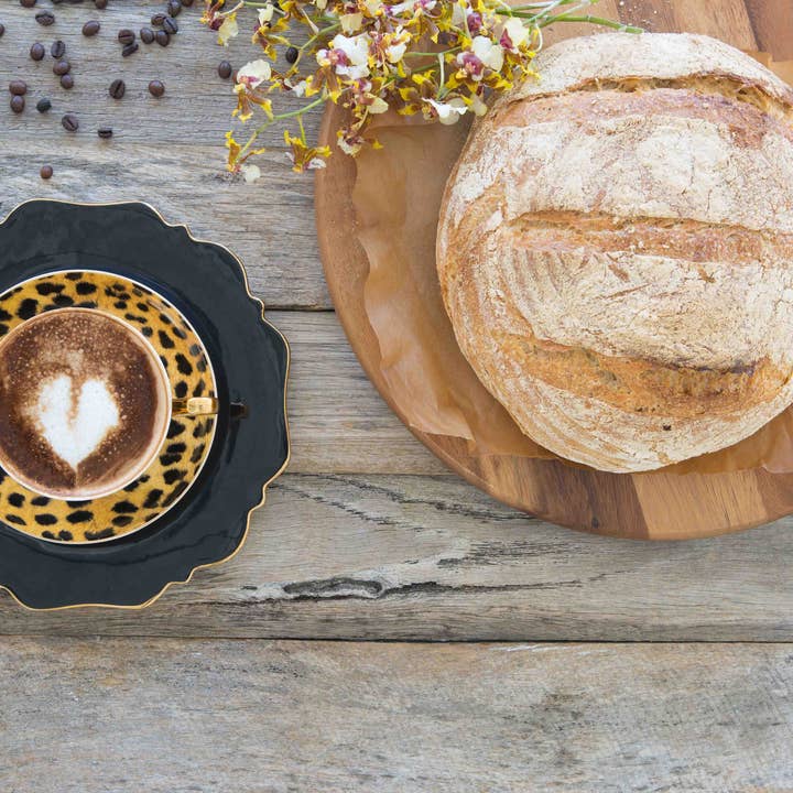 LyndalT - Wholesale Coffee/Tea Cup - Black Teacup and Saucer - 250mL5