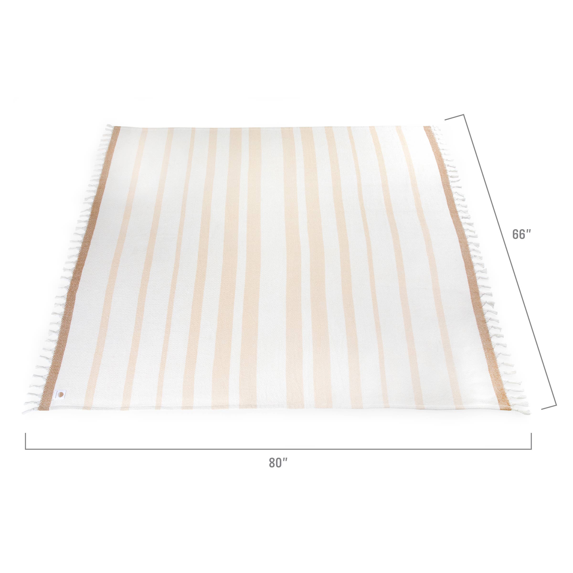 Beach State Oceanside Beach Blanket - Driftwood Stripe for wholesale on Faire12