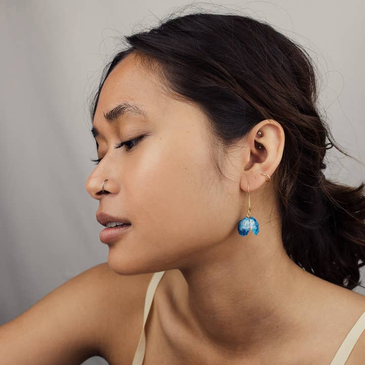 Silk Purse, Sow's Ear – wholesale Hängande örhängen – Bluebell Örhängen