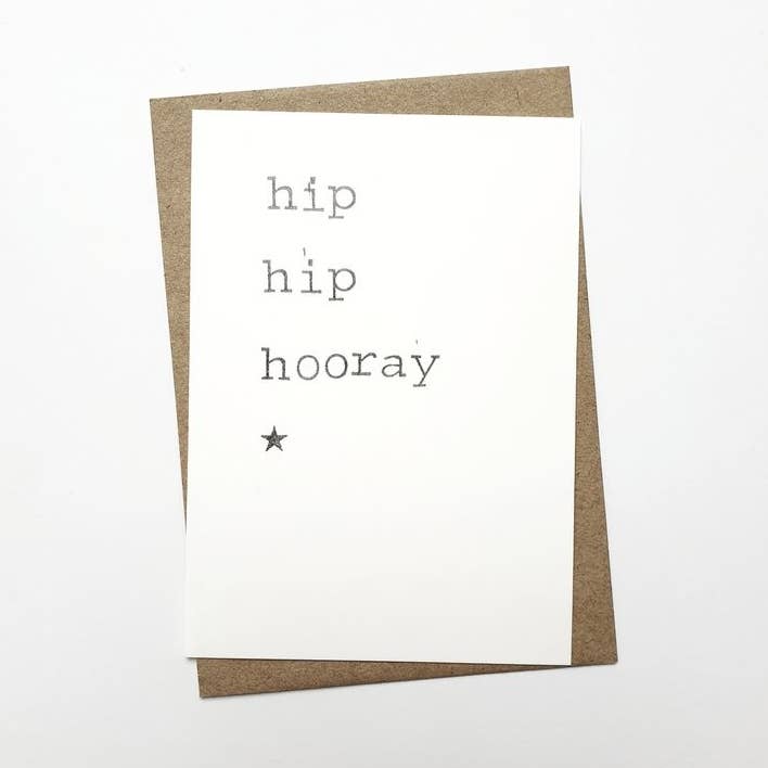 Hip Hip Hooray for wholesale by By Mar Postcards