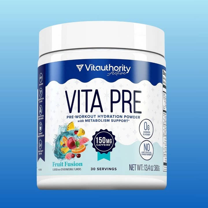 Fruit Fusion Pre-Workout Hydration Powder - Fitness Support for wholesale by Vitauthority