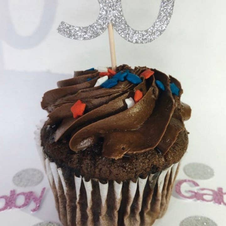 ASAP Craft Supplies - Wholesale Taart/cupcaketopper - Leeftijd Cupcake Toppers, verjaardag, feestdecoraties, set van 62