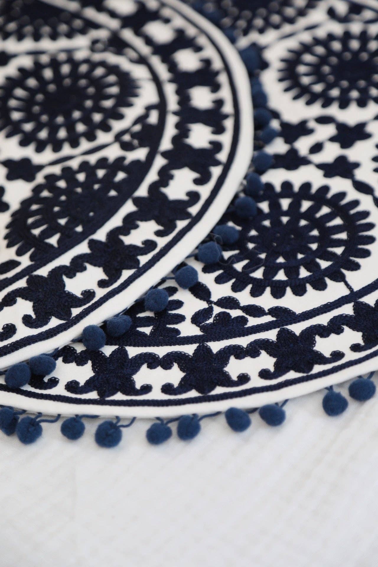 Kapda Casa - Wholesale Chair Cushion - Marruecos Azul Redondo Cojin | Redondo2