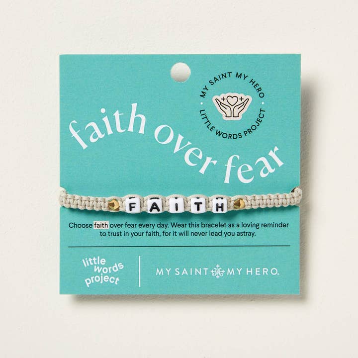 My Saint My Hero - Wholesale Woven/Braided Bracelet - Little Words Project and My Saint My Hero Faith Bracelet3