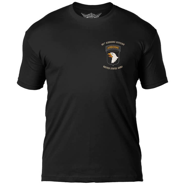 Black U.S. Army 101st Airborne Flags 'Rendezvous With Destiny' 7.6 for wholesale on Faire