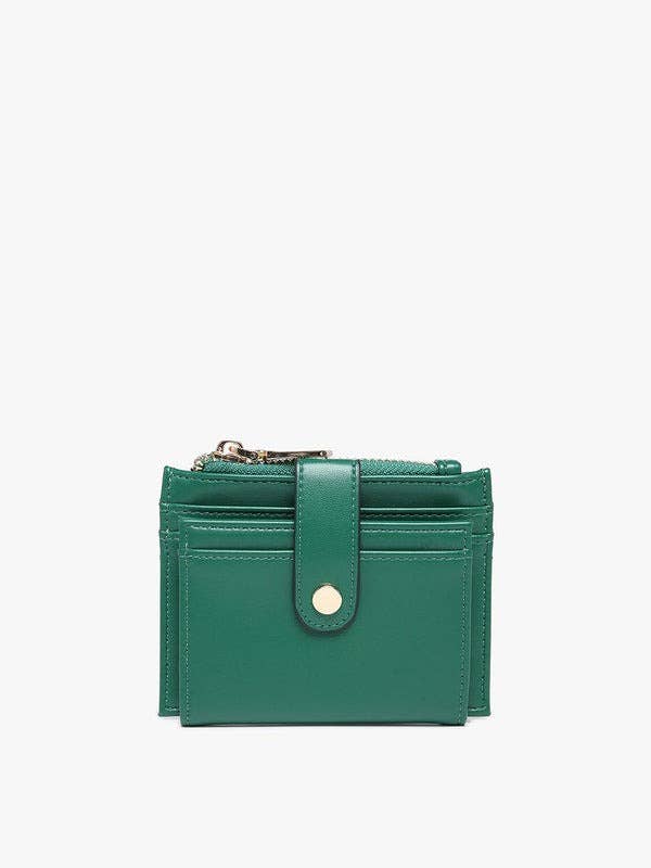 MiMi Wholesale - Wholesale Wallet - Women's - WL1904 Mini Snap Button Wallet & Cardholder w/ Zipper Pocket17