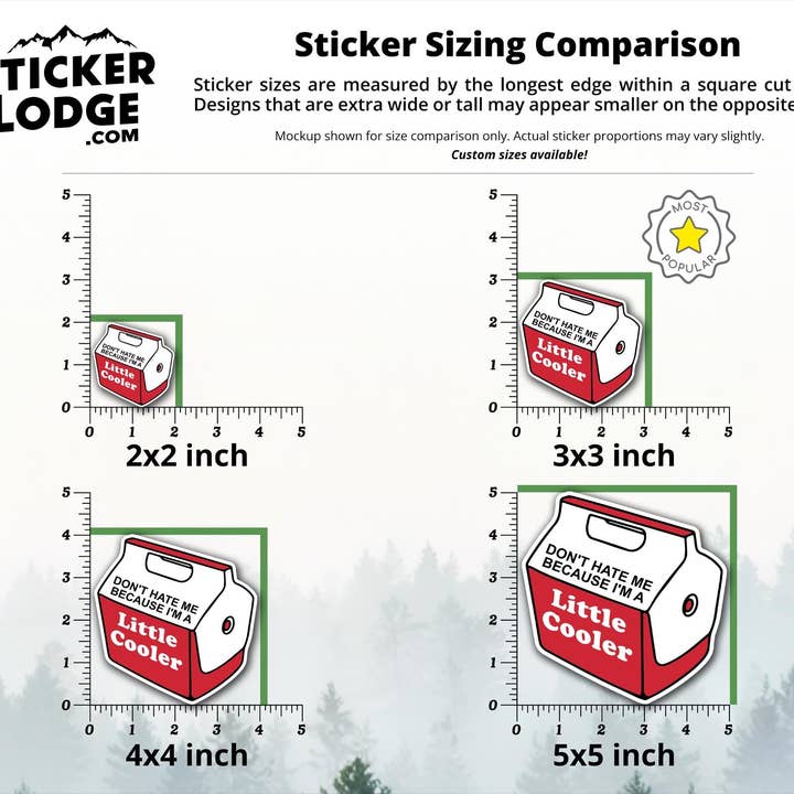 Sticker Lodge - Wholesale Phone & Laptop Stickers - Don't Hate Me Because I'm A Little Cooler Vinyl Sticker3