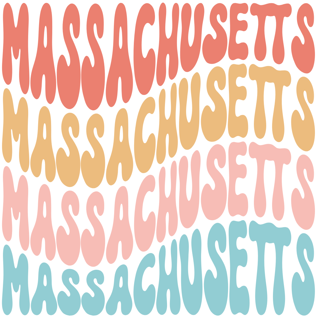 Daisy Mae Designs - Vente Aimants - Tous les 50 États Aimant Fort Acrylique Police Rétro – 2"x2"19