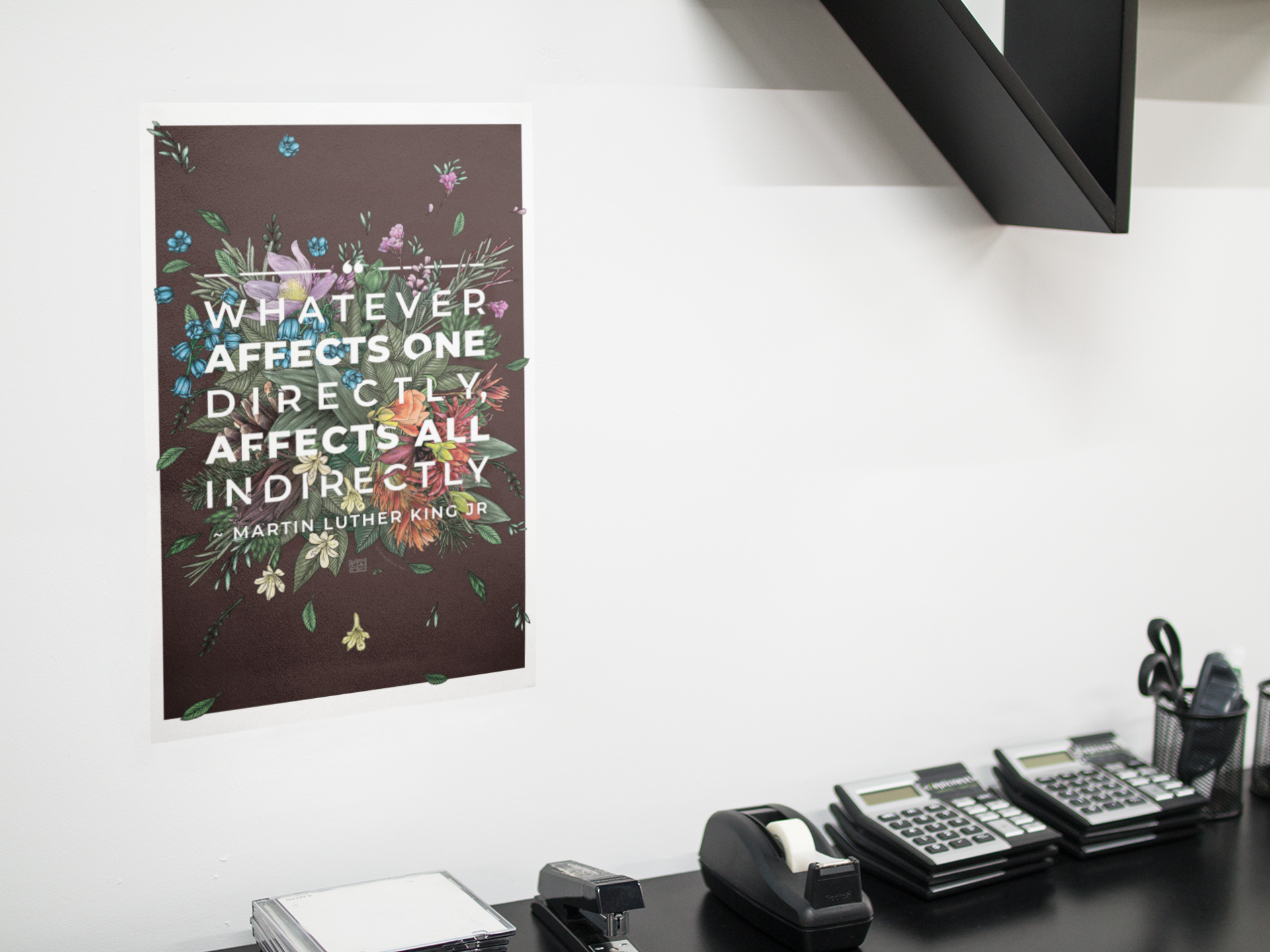 Transpainter - Wholesale Art Print - Martin Luther King Quote Poster | Floral Diversity Art Print6