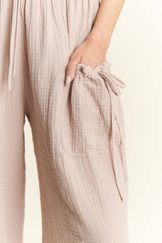 JADE BY JANE – wholesale Lounge Sweatpants/jogging bottoms – Women's – PLUS SIZE VINTAGE GAUZE JOGGER PANTS18