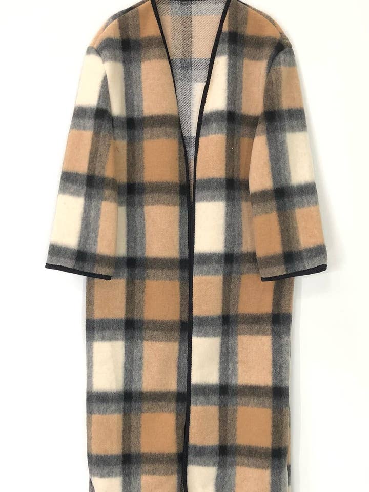 PLAID CARDIGAN for wholesale by SWEET MAGIC MODA Y COMPLEMENTOS