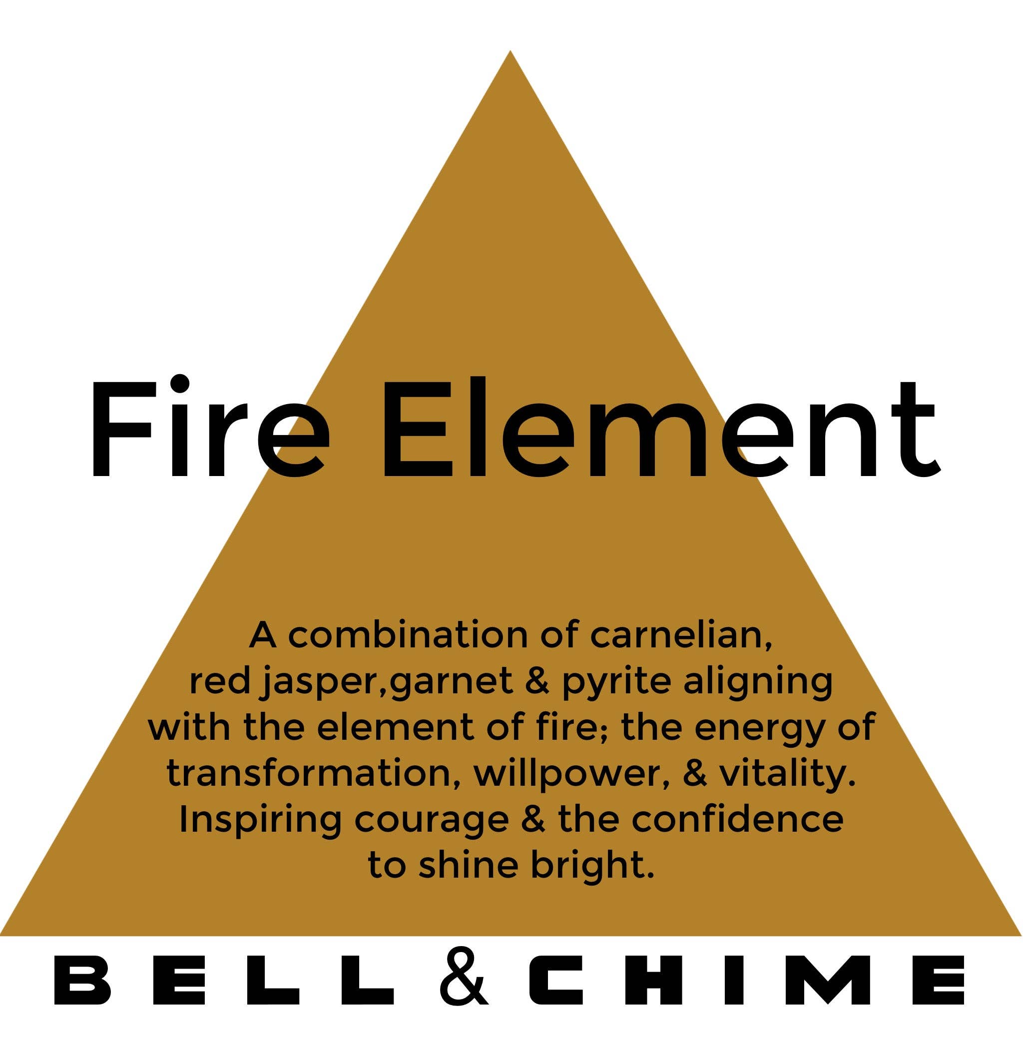 Bell and Chime - Wholesale Meditation Supplies - Element Collection: Fire Element Single Bell6