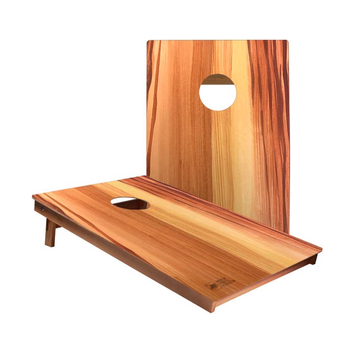 Raw Wood Panel Backyard 2300 Cornhole Boards for wholesale by American Cornhole Association