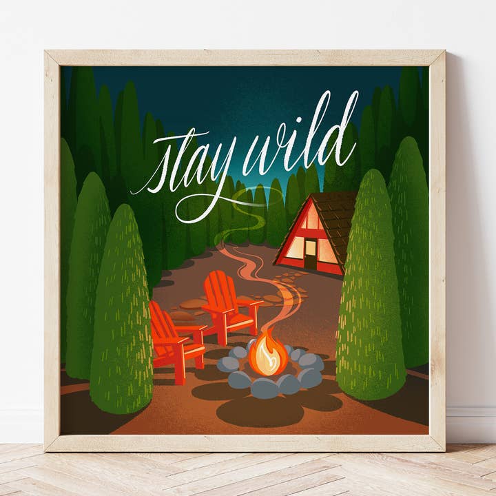 hey, alissandra - Wholesale Art Print - Stay Wild Art Print