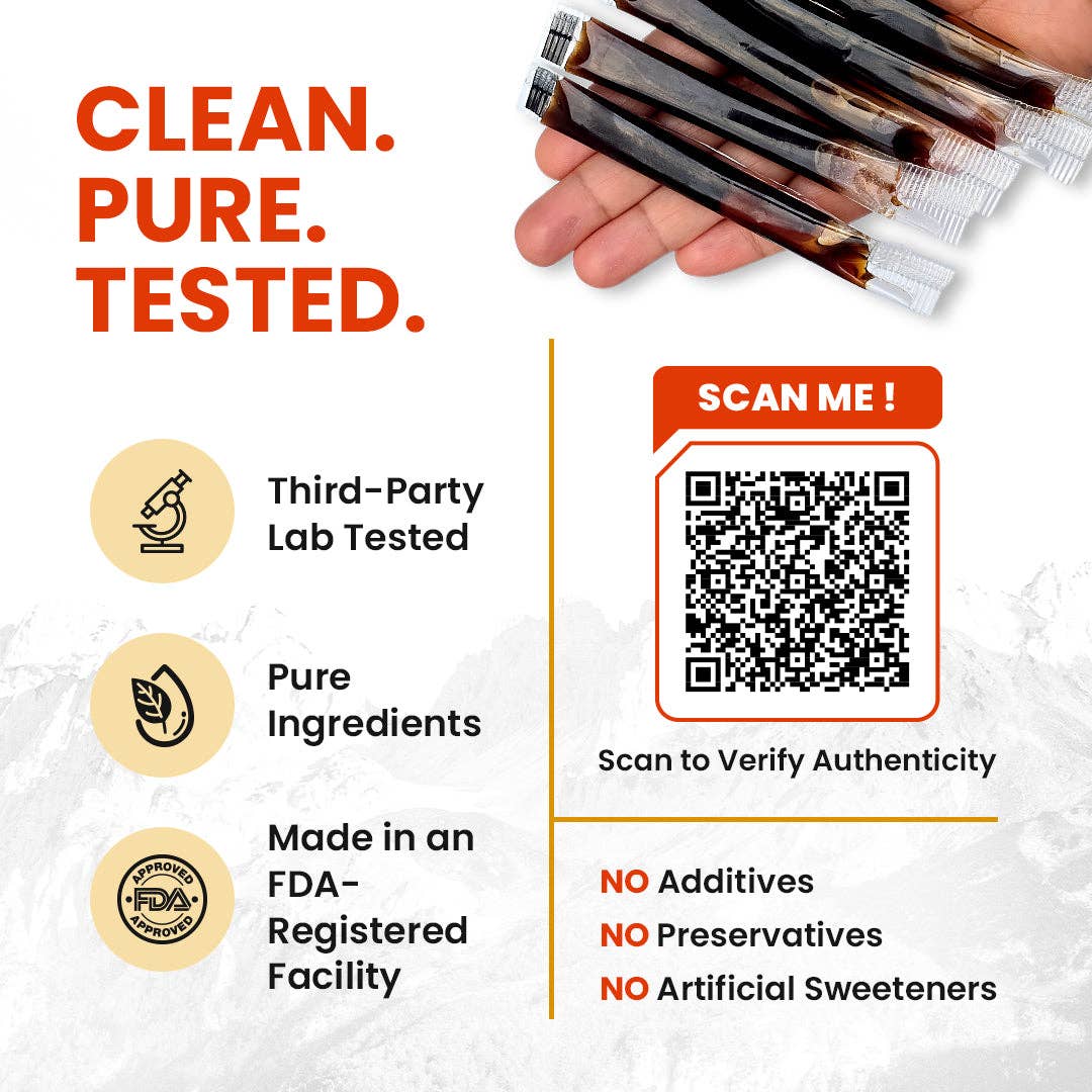 Natruveda LLC - Wholesale Honey - Shilajit Honey Sticks – Pure Himalayan Shilajit Resin Infused with Natural Honey9