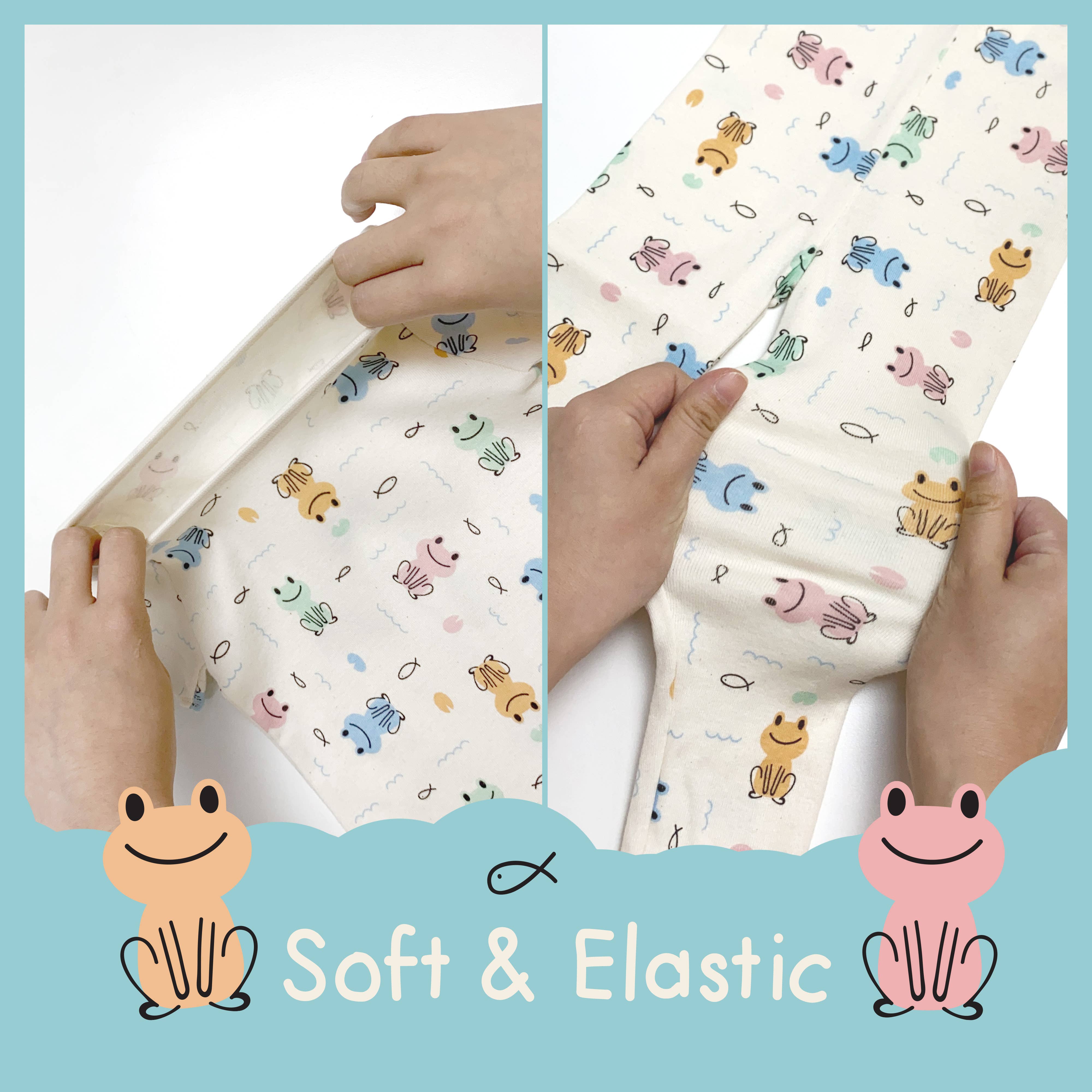 WithOrganic - Wholesale Sleepwear Set - Kids - Organic 2 Pieces Slim Pajama Set - Frog4