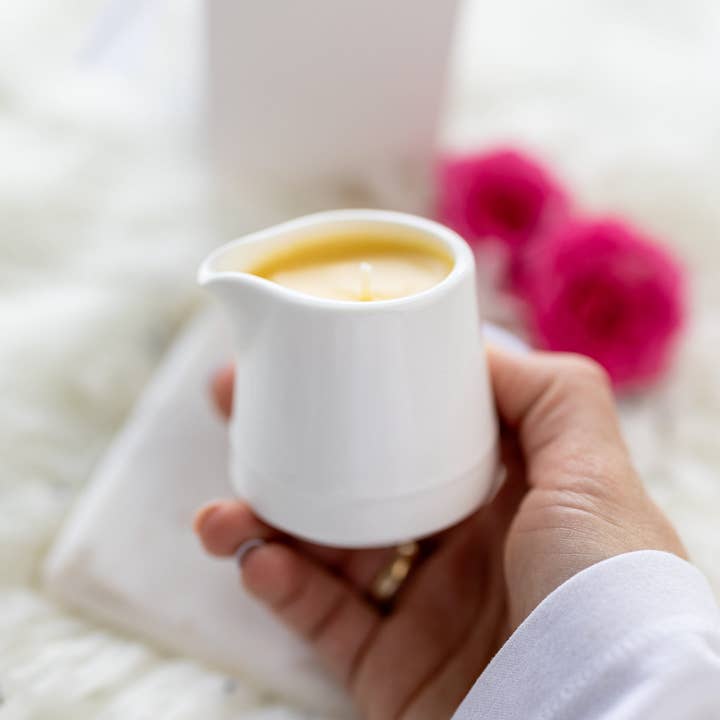 MySunshineCandless - Wholesale Jar/Filled Candle - Massage Candle with therapeutic essential oils ,Handmade