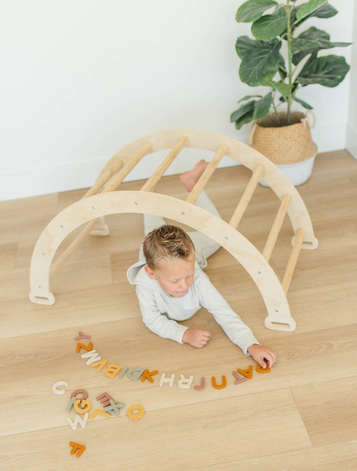 Brooklyn Neutral - Wholesale Magnet - Kids & Baby - Silicone Alphabet Magnets 26 Piece Set1