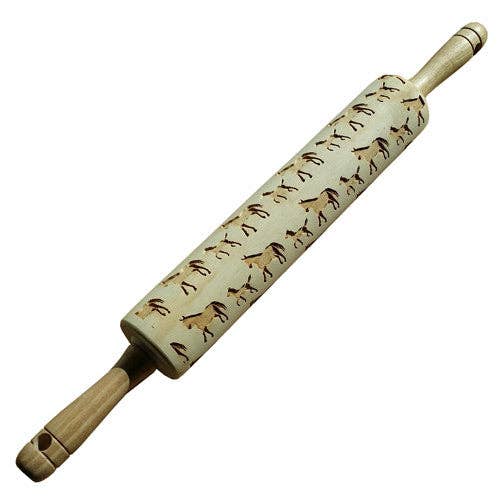 Sweet Rolling Pins - Wholesale Rolling Pin - Horses Embossed Rolling Pin – Baking And Pottery1