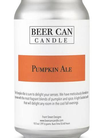 Beer Can Candle Original Scent - Pumpkin Ale for wholesale by Front Street Designs