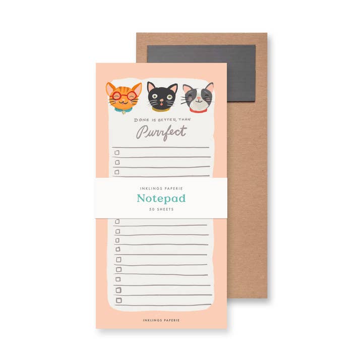 Notepad - Kitten for wholesale by Inklings Paperie