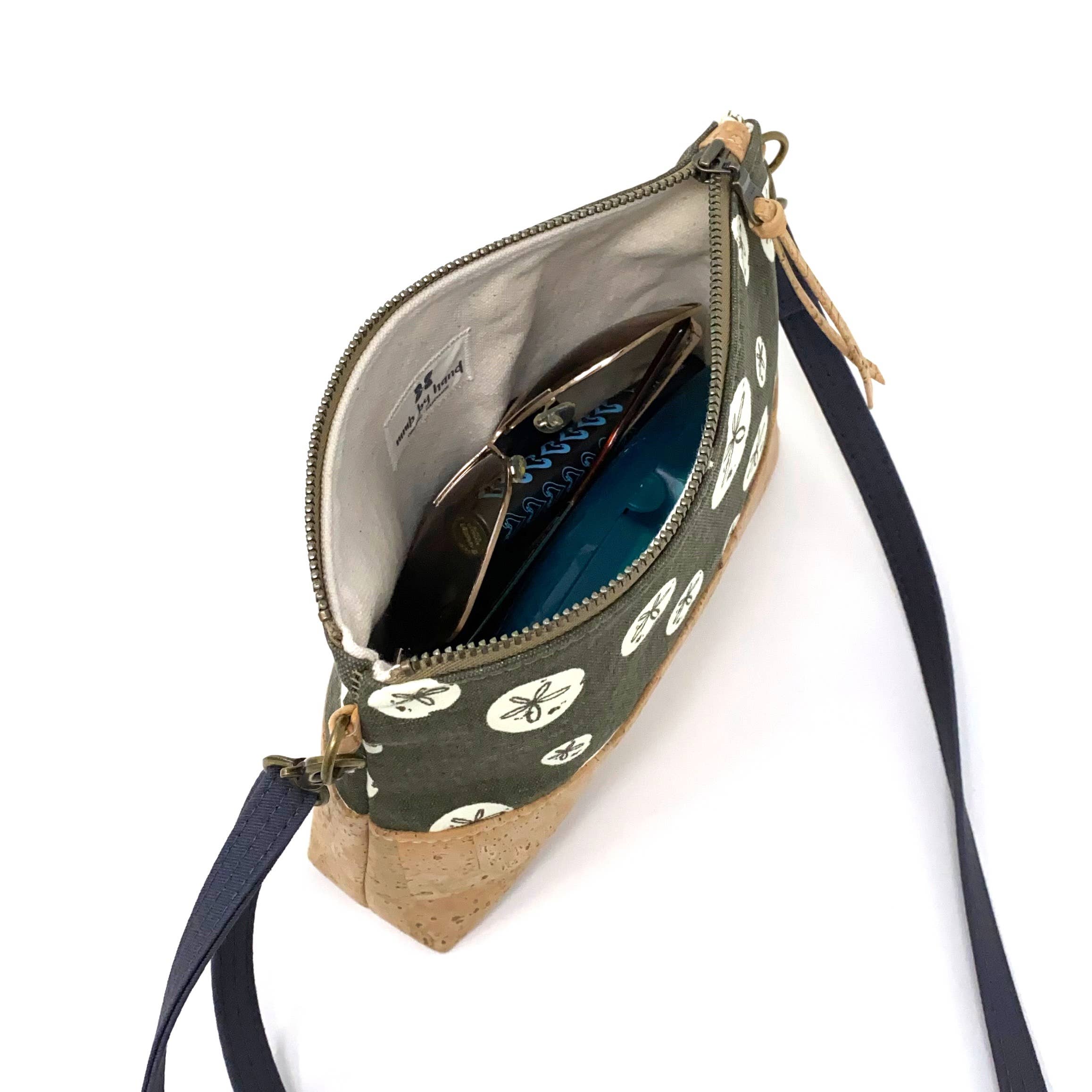 mmb by hand - Wholesale Crossbody Bag - Women's - Organic and Cork Mini Crossbody - Charley Harper Prints2