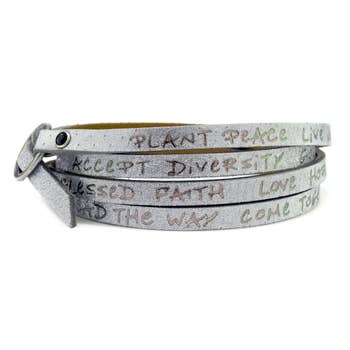 Good works make 2025 a difference wrap bracelets