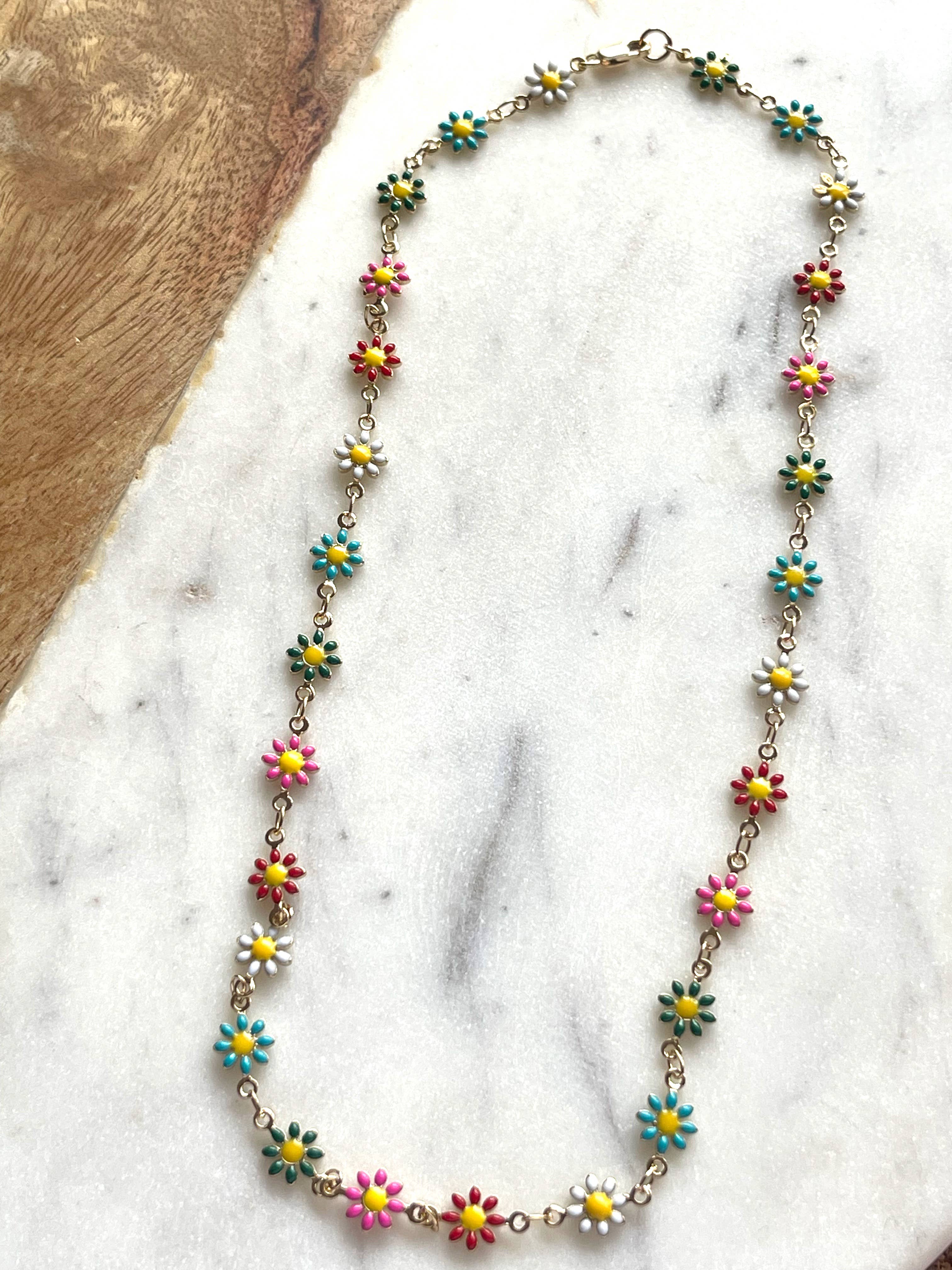 Jessica Matrasko Jewelry - Wholesale Link & Chain Necklace - Lola Daisy Chain Necklace0