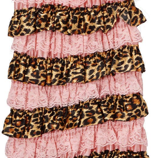 Macacão de Renda Leopardo/Rosa por atacado de Wenchoice