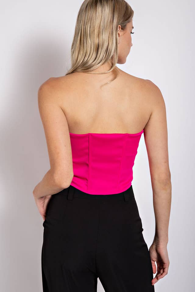 Edit by Nine - Wholesale Corset - Women's - Ct2747 Front Hook & Eye Corset Top1