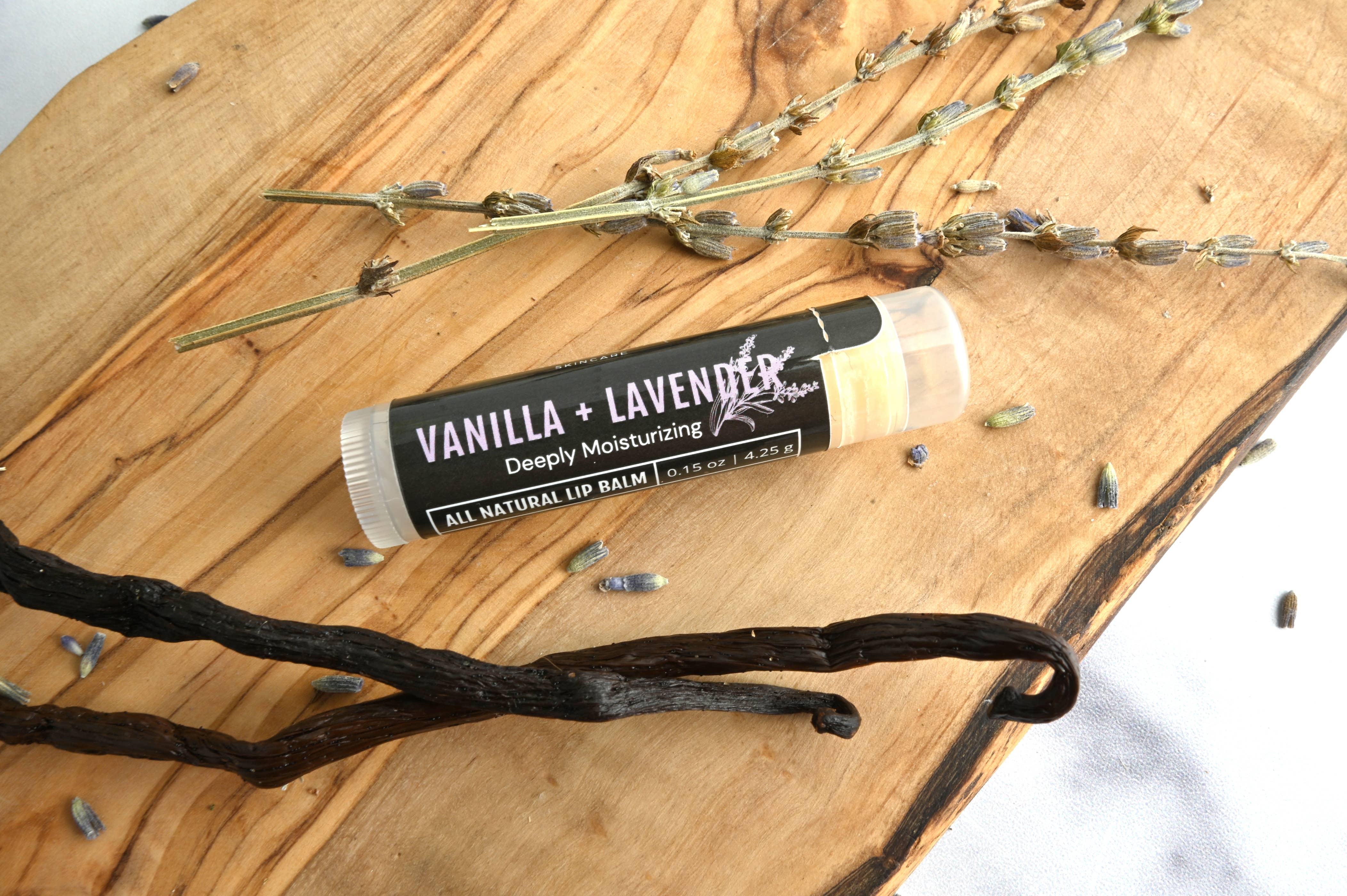 HandCraft Skincare - Wholesale Lip Balm - Vanilla + Lavender Lip Balm