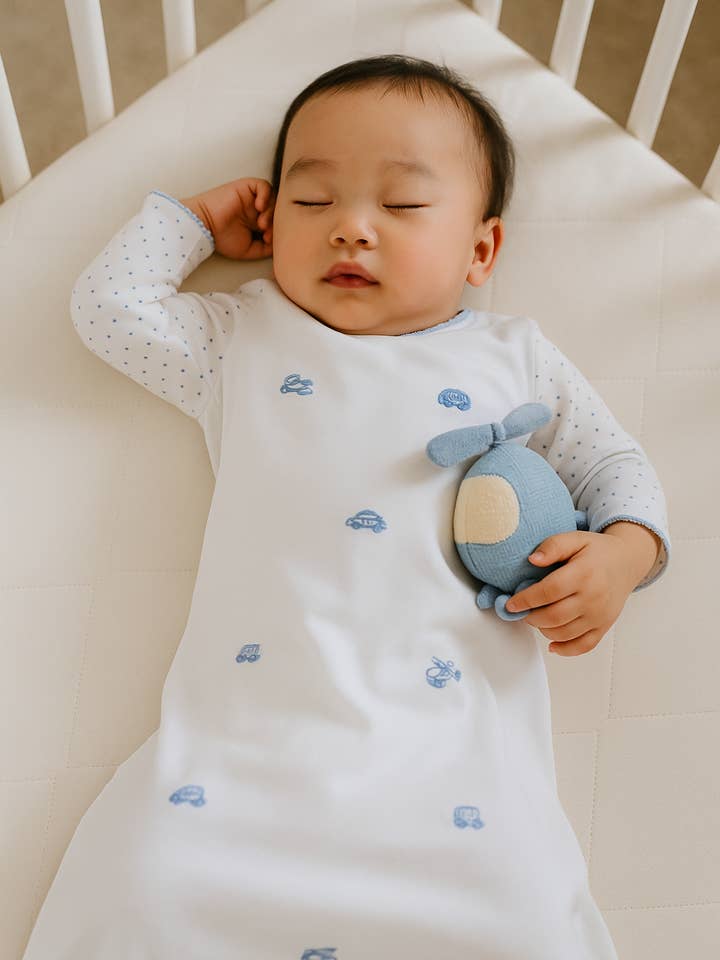 Robe "Transport" en coton Pima pour bébé garçon pour la vente par Baby Threads