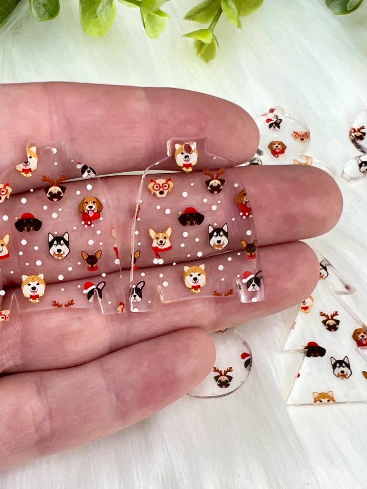 Pull de Noël pour chien, boucles d'oreilles de Noël, vierges, pour fabricants pour la vente par High Tide Fabrication