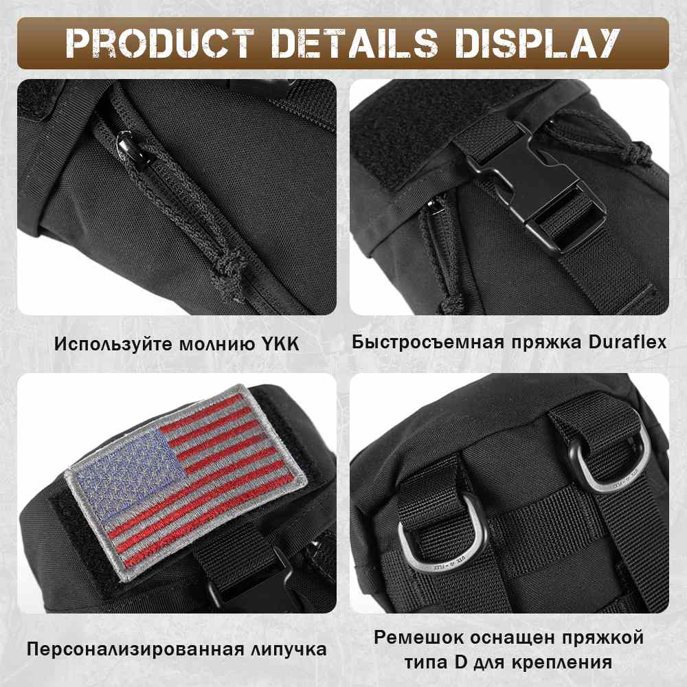 Antarctica Outdoors - Vente Trousse de premiers secours - Votagoo Sac Médical Tactique Molle Trousse de Premiers Secours Ensemble Pochette d'Urgence Kit de Traumatologie pour Survie en Plein Air4