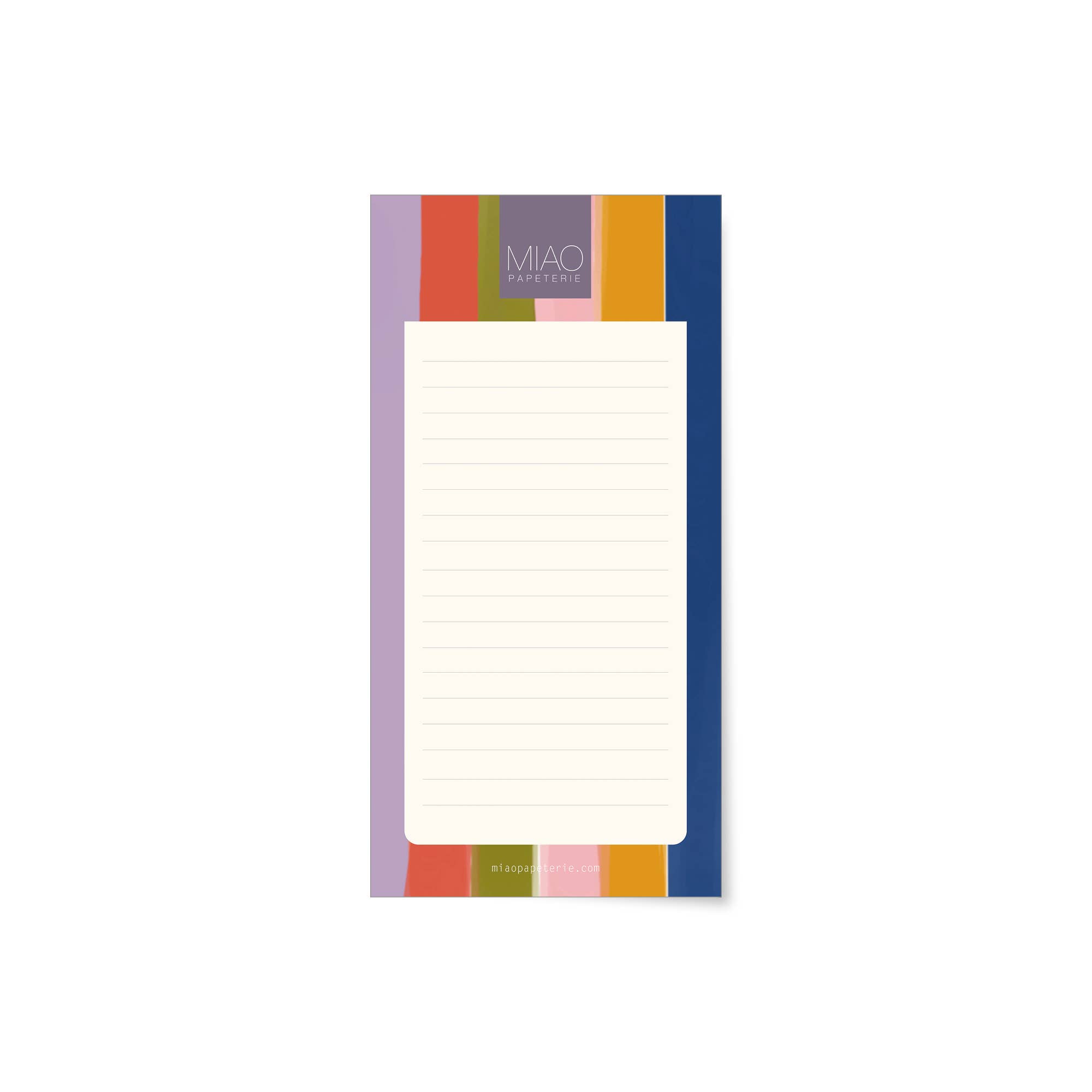 MIAO Papeterie - Vente Blocs-notes - Rayures | Bloc DIN long