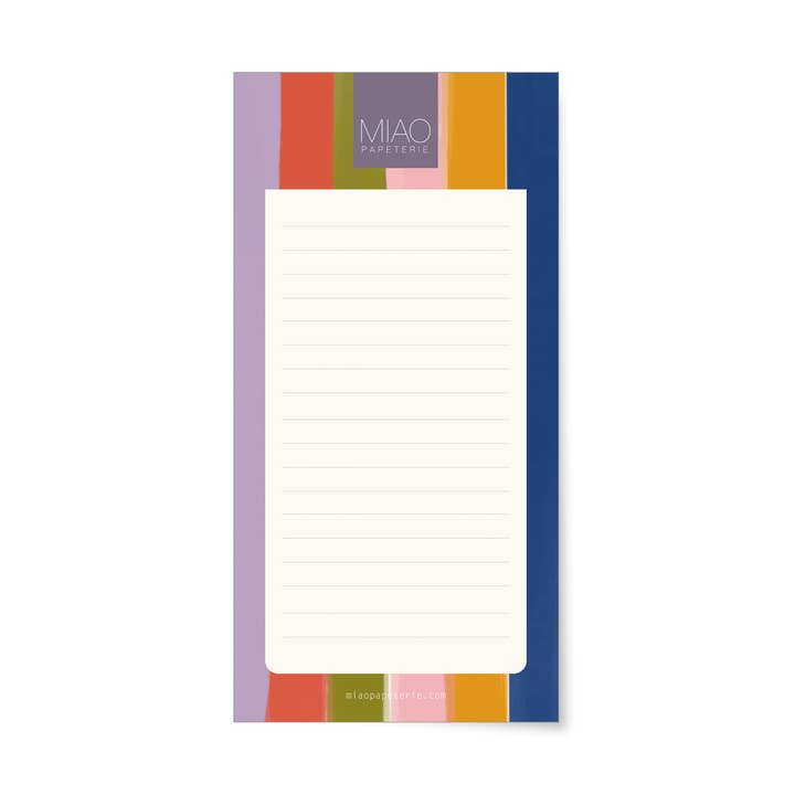 MIAO Papeterie - Vente Blocs-notes - Rayures | Bloc DIN long0